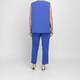 Persona by Marina Rinaldi Vest with Optional Sleeves Cornflower Blue 
