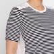 Persona by Marina Rinaldi Stripe T-Shirt Black
