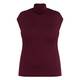 Persona by Marina Rinaldi Jersey Polo-Neck Top Burgundy
