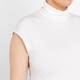 Persona by Marina Rinaldi Jersey Polo-Neck Top Ivory