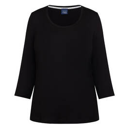 Persona By Marina Rinaldi Viscose Jersey T-shirt Black - Plus Size Collection