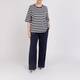 Persona by Marina Rinaldi Suedette Trousers Navy 