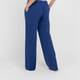 Persona by Marina Rinaldi Wide-Fit Stretch Cady Trousers Royal Blue