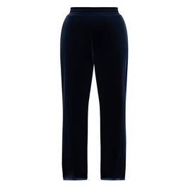 Persona by Marina Rinaldi Chenille Trousers Navy - Plus Size Collection