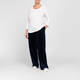 Persona by Marina Rinaldi Chenille Trousers Navy