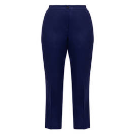 Persona by Marina Rinaldi Linen Trousers China Blue - Plus Size Collection