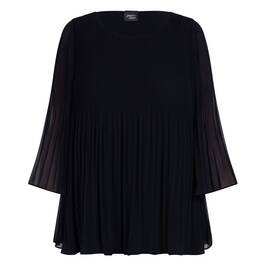 Persona by Marina Rinaldi Pleated Tunic Navy - Plus Size Collection