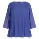 Persona by Marina Rinaldi Pleated Tunic Cornflower Blue