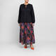 Persona by Marina Rinaldi Floral Print Tiered Skirt
