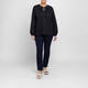 Persona by Marina Rinaldi Tunic Cotton Black
