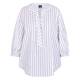 Persona by Marina Rinaldi Cotton Linen Tunic Blue Stripe
