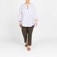 Persona by Marina Rinaldi Cotton Linen Tunic Blue Stripe