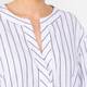 Persona by Marina Rinaldi Cotton Linen Tunic Blue Stripe