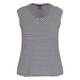 Persona by Marina Rinaldi Stripe Vest Black and White