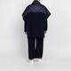 Persona by Marina Rinaldi Fringed Cape Navy 
