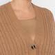 Persona by Marina Rinaldi Cableknit Cardigan Camel