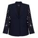 Persona by Marina Rinaldi Lace Sleeve Jacket Navy 