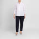 Persona by Marina Rinaldi Pinstripe Trousers Navy 