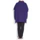 PERSONA ribbed knit blue PONCHO