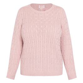 Persona by Marina Rinaldi Sweater Pink  - Plus Size Collection