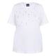 Persona by Marina Rinaldi Rhinestone T-Shirt White 
