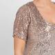 Persona by Marina Rinaldi Sequin Top Gold