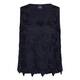 Persona by Marina Rinaldi Macrame Lace Top Navy 