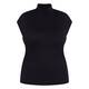 Persona by Marina Rinaldi Jersey Polo-Neck Top Black