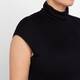Persona by Marina Rinaldi Jersey Polo-Neck Top Black