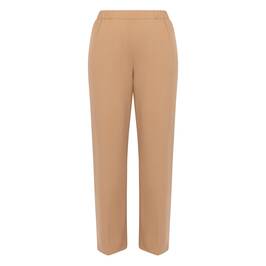 Persona by Marina Rinaldi Scuba Jersey Palazzo Trousers Camel - Plus Size Collection