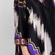 Piero Moretti Silk Print Dress Black