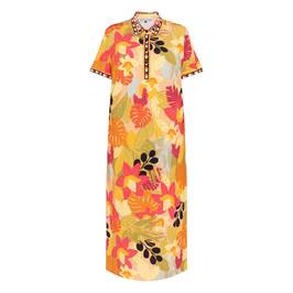 Piero Moretti Tropical Print Jersey Dress - Plus Size Collection