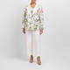 Piero Moretti Floral Tuxedo Jacket and Vest Twinset White 