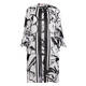 Piero Moretti Georgette Abstract Print Duster Jacket 