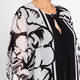 Piero Moretti Georgette Abstract Print Duster Jacket 