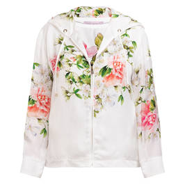 Piero Moretti Satin Floral Hoodie and Top Twinset - Plus Size Collection