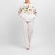 Piero Moretti Satin Floral Hoodie and Top Twinset