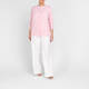 Elena Miro Wide Leg Palazzo Trouser Ivory