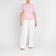 Elena Miro Wide Leg Palazzo Trouser Ivory