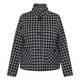 Rofa Check Jacket Black and White 