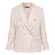 Rofa Sequin Blazer Cream