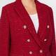 Rofa Sequin Blazer Red 