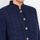 Rofa Long Boucle Jacket Navy 