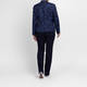 Rofa Embroidered Linen Jacket Navy 