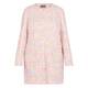 RoFa Tweed Long Jacket Multi-Colour
