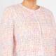 RoFa Tweed Long Jacket Multi-Colour