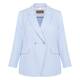 Rofa Double Breasted Jacket Pale Blue 