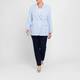 Rofa Double Breasted Jacket Pale Blue 