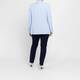 Rofa Double Breasted Jacket Pale Blue 