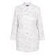Rofa Long Embroidered Linen Jacket Cream